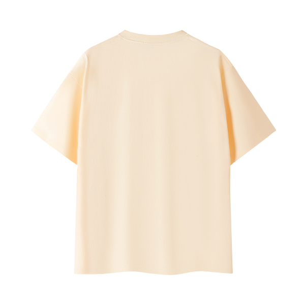 Collection 1 South Dakota Essential Cotton T-Shirt - Apricot behind
