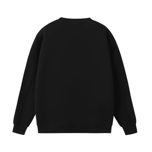 Collection 8 West Virginia Essential Heavyweight Crewneck Sweatshirt - Black behind