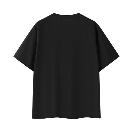 Collection 3 Massachusetts Essential Cotton T-Shirt - Black behind