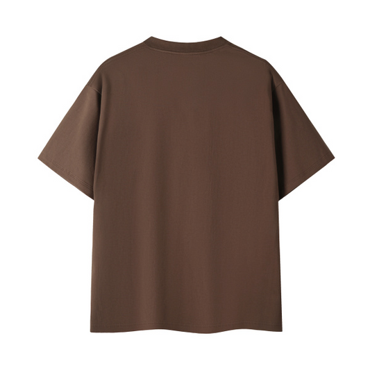 Collection 6 Alabama Essential Cotton T-Shirt - Coffee behind
