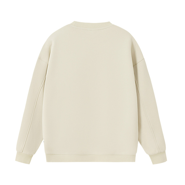 Collection 3 Utah Essential Heavyweight Crewneck Sweatshirt - Cream behind