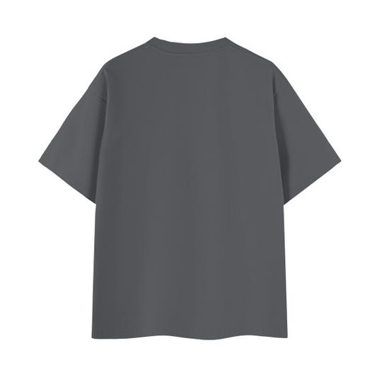 Collection 2 Massachusetts Essential Cotton T-Shirt - Dark Gray behind