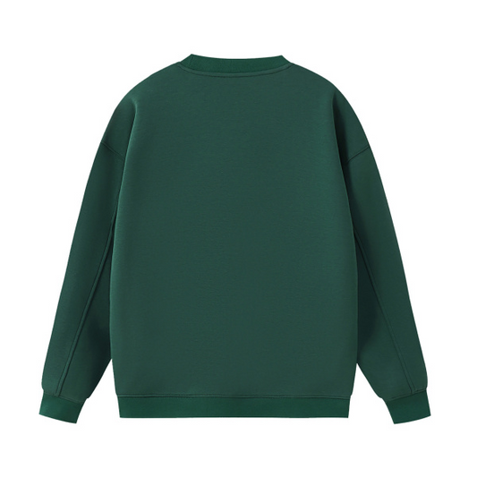 Collection 1 Ohio Essential Heavyweight Crewneck Sweatshirt - Dark Green behind