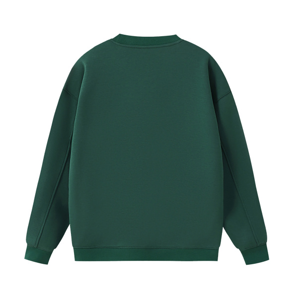 Collection 8 Illinois Essential Heavyweight Crewneck Sweatshirt - Dark Green behind