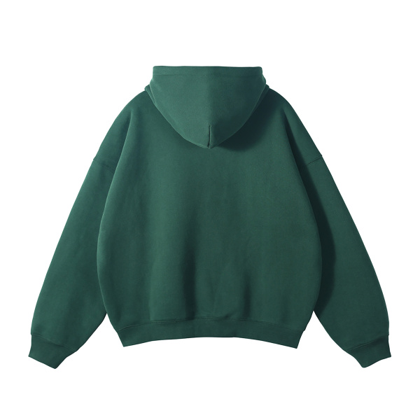 Collection 1 Hawaii Oversize Fleeced Hoodie - Eden Green behind