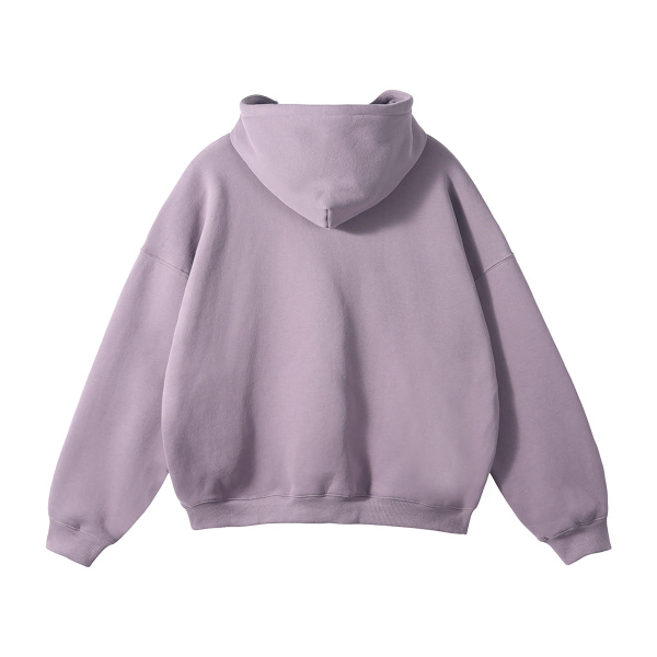 Collection 9 Louisiana Oversize Fleeced Hoodie - Light Purple behind