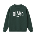 Collection 4 Idaho Essential Heavyweight Crewneck Sweatshirt - Dark Green front