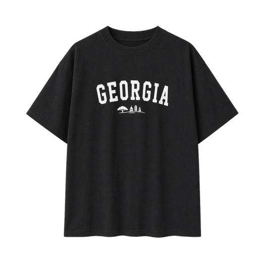 Collection 9 Georgia Essential Cotton T-Shirt - Black front