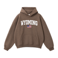 Collection 2 Wyoming Oversize Fleeced Hoodie - Brown front