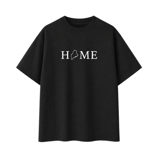 Collection 5 Maine Essential Cotton T-Shirt - Black front