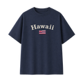 Collection 6 Hawaii Essential Cotton T-Shirt - Navy Blue front