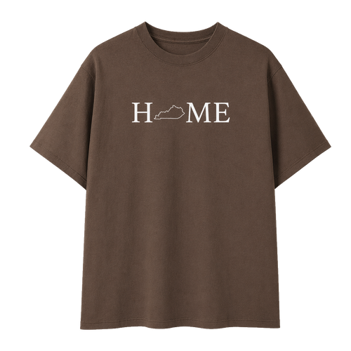 Collection 5 Kentucky Essential Cotton T-Shirt - Coffee front