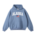 Collection 2 Alaska Oversize Fleeced Hoodie - Medium Blue front