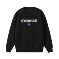 Collection 7 New Hampshire Essential Heavyweight Crewneck Sweatshirt - Black front