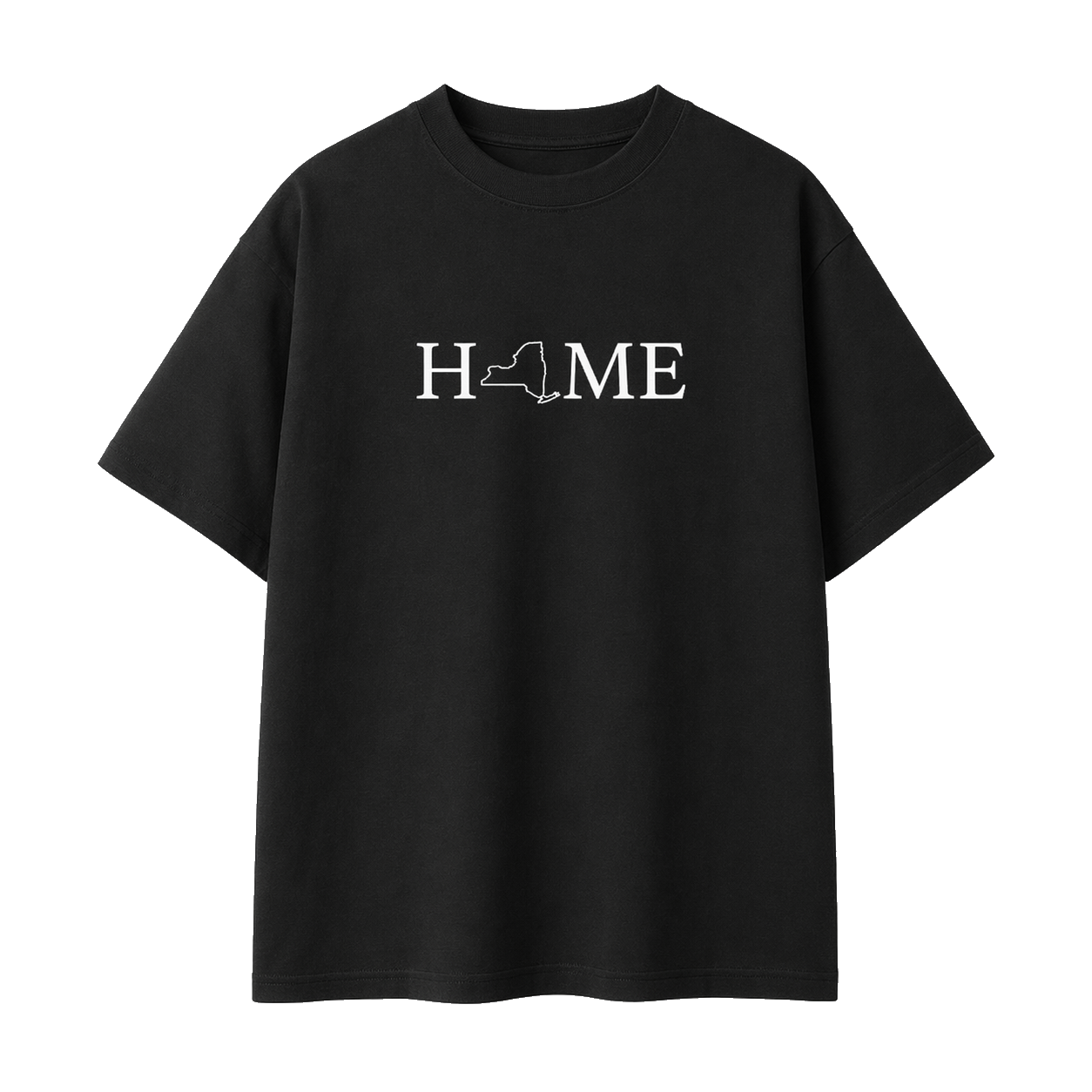 Collection 5 New York Essential Cotton T-Shirt - Black front