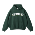Collection 10 Vermont Oversize Fleeced Hoodie - Eden Green front