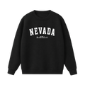 Collection 9 Nevada Essential Heavyweight Crewneck Sweatshirt - Black front