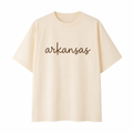 Collection 3 Arkansas Essential Cotton T-Shirt - Apricot front