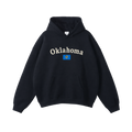 Collection 6 Oklahoma Oversize Fleeced Hoodie - Black front