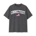 Collection 2 Connecticut Essential Cotton T-Shirt - Dark Gray front