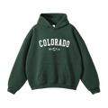 Collection 9 Colorado Oversize Fleeced Hoodie - Eden Green front