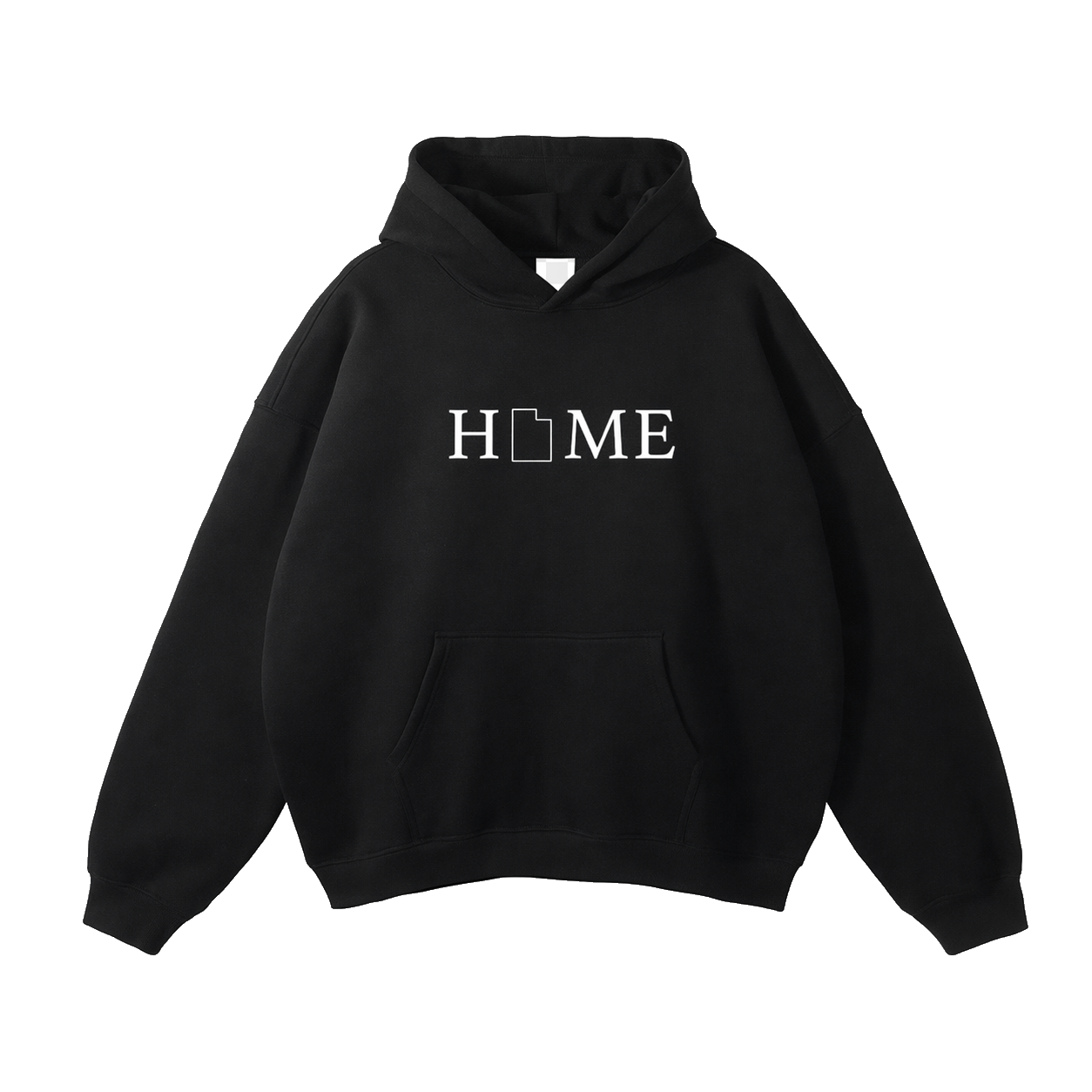 Collection 5 Utah Oversize Fleeced Hoodie - Black front