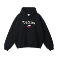 Collection 6 Texas Oversize Fleeced Hoodie - Black front