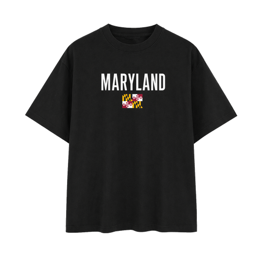 Collection 7 Maryland Essential Cotton T-Shirt - Black front