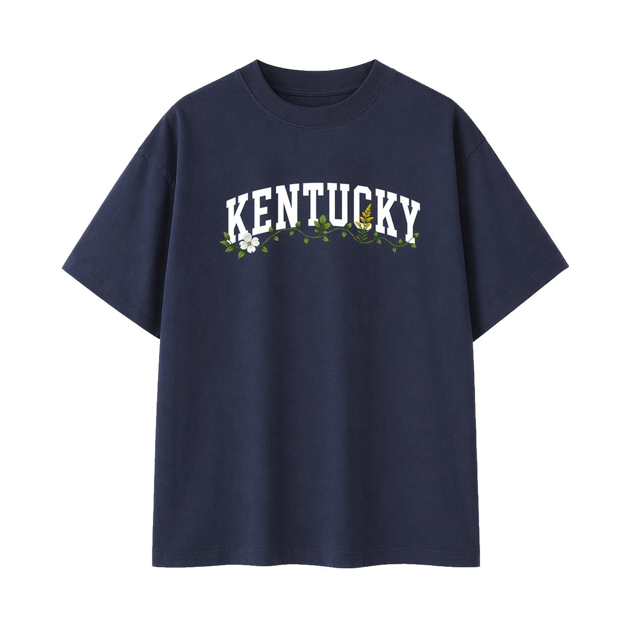 Collection 10 Kentucky Essential Cotton T-Shirt - Navy Blue front