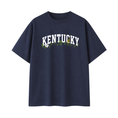 Collection 10 Kentucky Essential Cotton T-Shirt - Navy Blue front