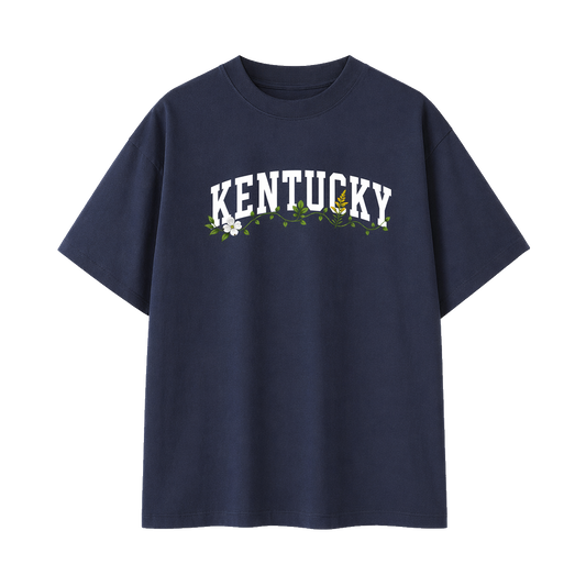 Collection 10 Kentucky Essential Cotton T-Shirt - Navy Blue front