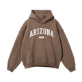 Collection 4 Arizona Oversize Fleeced Hoodie - Brown front