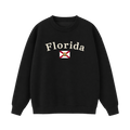 Collection 6 Florida Essential Heavyweight Crewneck Sweatshirt - Black front