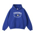 Collection 8 Virginia Oversize Fleeced Hoodie - Klein Blue front