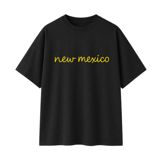 Collection 3 New Mexico Essential Cotton T-Shirt - Black front