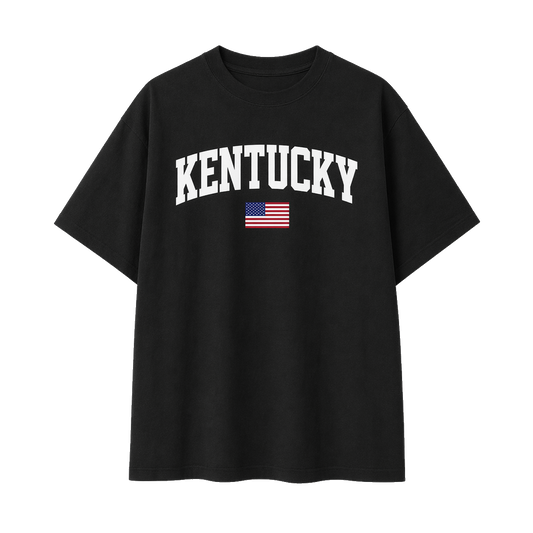 Collection 2 Kentucky Essential Cotton T-Shirt - Black front