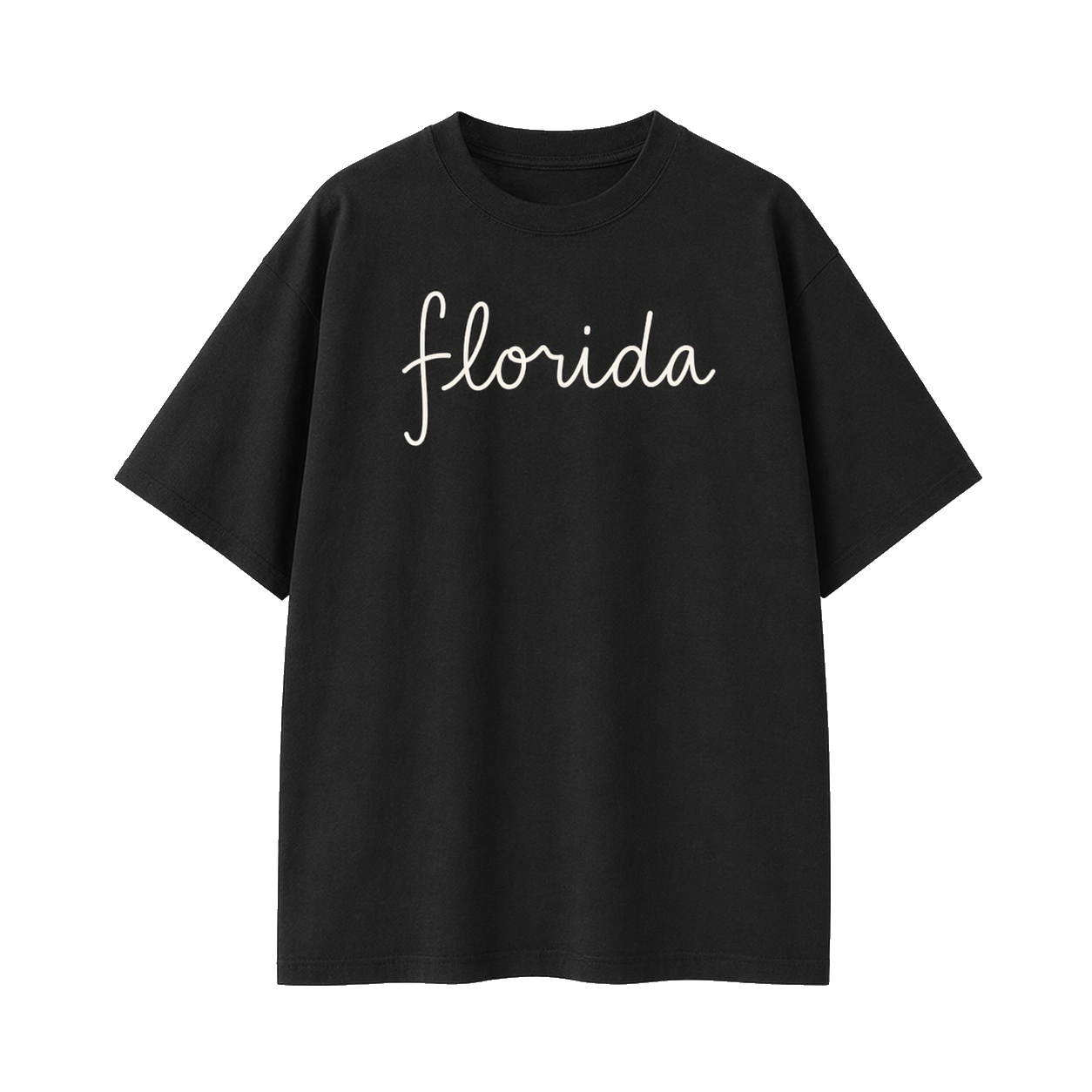 Collection 3 Florida Essential Cotton T-Shirt - Black front