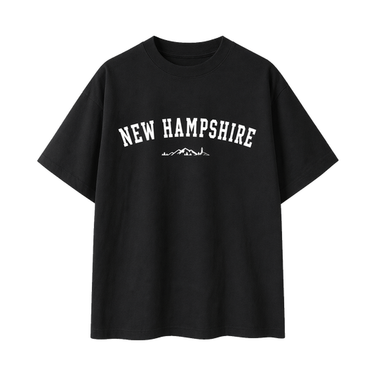 Collection 9 New Hampshire Essential Cotton T-Shirt - Black front