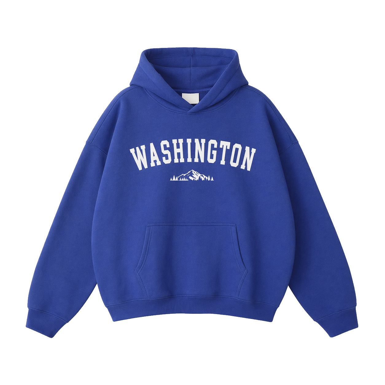 Collection 9 Washington Oversize Fleeced Hoodie - Klein Blue front