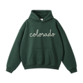 Collection 3 Colorado Oversize Fleeced Hoodie - Eden Green front