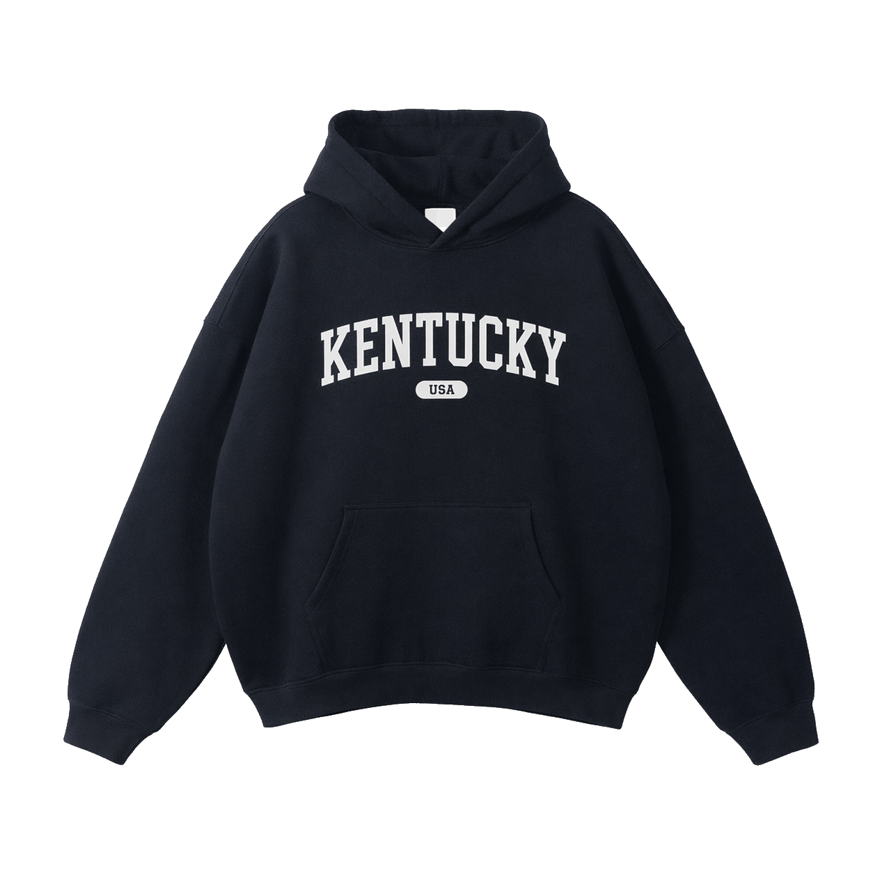 Collection 4 Kentucky Oversize Fleeced Hoodie - Black front