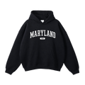 Collection 4 Maryland Oversize Fleeced Hoodie - Black front