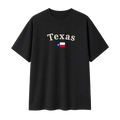 Collection 6 Texas Essential Cotton T-Shirt - Black front