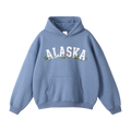 Collection 10 Alaska Oversize Fleeced Hoodie - Medium Blue front