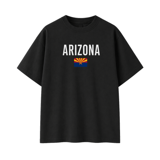 Collection 7 Arizona Essential Cotton T-Shirt - Black front