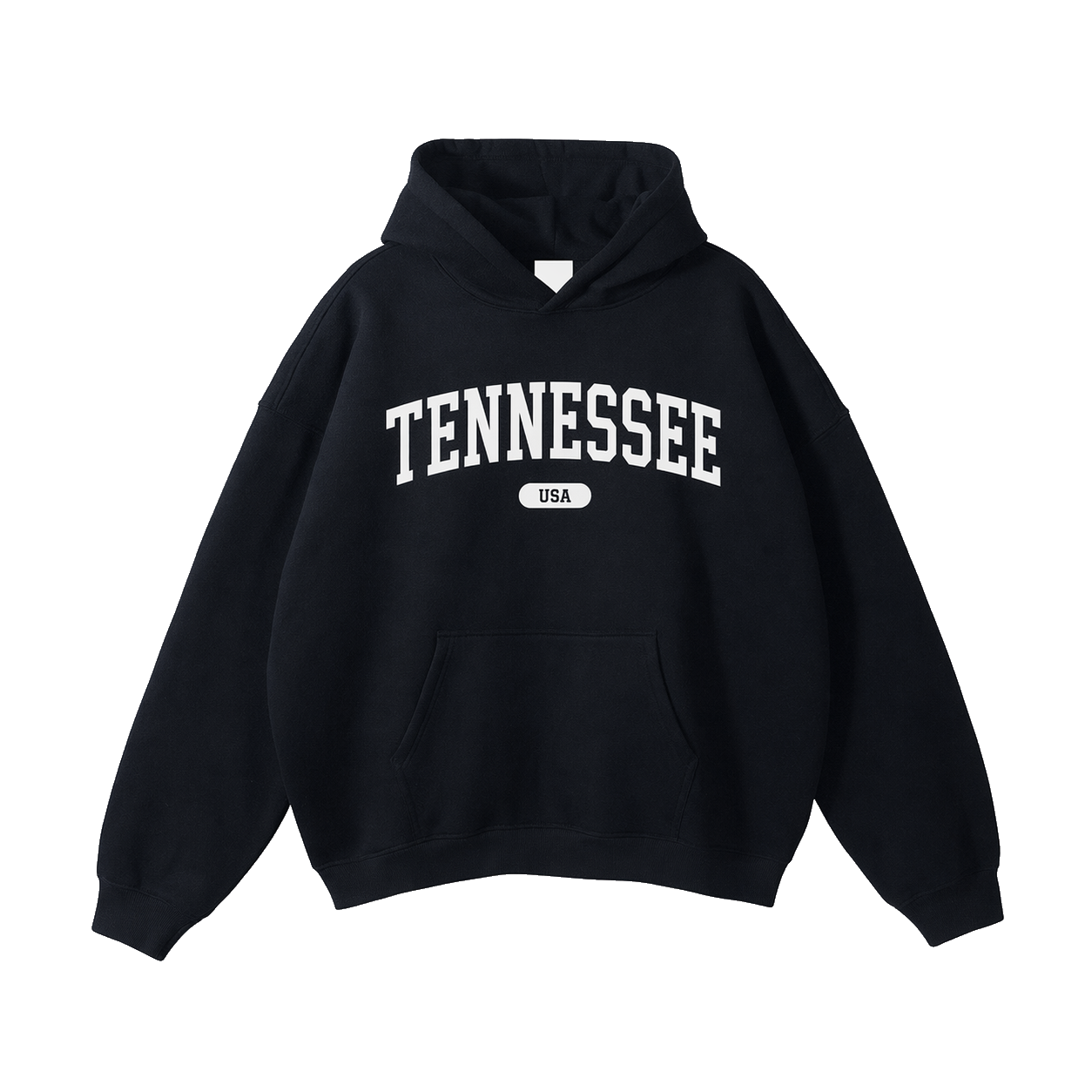 Collection 4 Tennessee Oversize Fleeced Hoodie - Black front