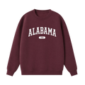 Collection 4 Alabama Essential Heavyweight Crewneck Sweatshirt - Dull Red front