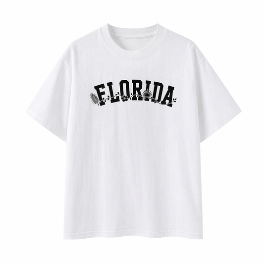 Collection 10 Florida Essential Cotton T-Shirt - White front