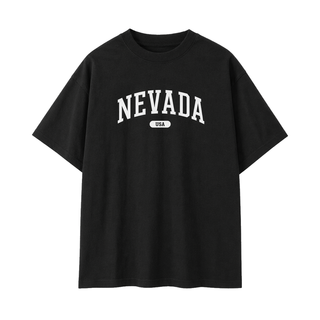 Collection 4 Nevada Essential Cotton T-Shirt - Black front