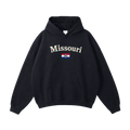 Collection 6 Missouri Oversize Fleeced Hoodie - Black front